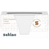 Kép 3/4 - Satino Wepa Supersoft többcélű V hajtogatott törlőkendő 2 réteg, fehér, 22x21cm, 15x200 lap/karton