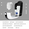 Kép 2/5 - Szenzoros kézfertőtlenítő és folyékony szappan adagoló fali fehér-fekete 1000ml adapterrel