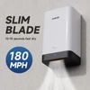Kép 5/7 - Kézszárító Slim Mini, fekete, műanyag 900W