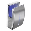 Kép 1/3 - Kézszárító mini, légpengés, kézbedugós, rozsdamentes acél, matt 1650W Alpha