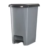 Kép 1/4 - Pedálos szemetes kuka SLIM, műanyag, ECO antracit, 40L