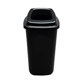 Plafor Sort szelektív hulladékgyűjtő, szemetes 28L fekete/fekete