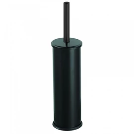 Galvanizált acél Wc kefe tartóval, fekete, padlón álló