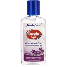Bradolife kézfertőtlenítő gél, levendula, 50ml