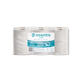Esentis Professional tekercses kéztörlő, 6 tekercs, 2 rétegű, 500 lap/tekercs, 100m