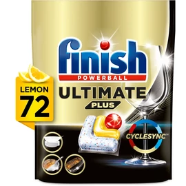 Finish Ultimate Plus All in 1 Lemon Mosogatógép tabletta, 72 db
