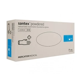 Mercator Santex latex púderes gumikesztyű (100 db/doboz) M méret