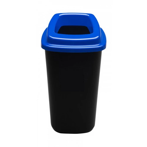 Plafor Sort szelektív hulladékgyűjtő, szemetes 45L fekete/kék