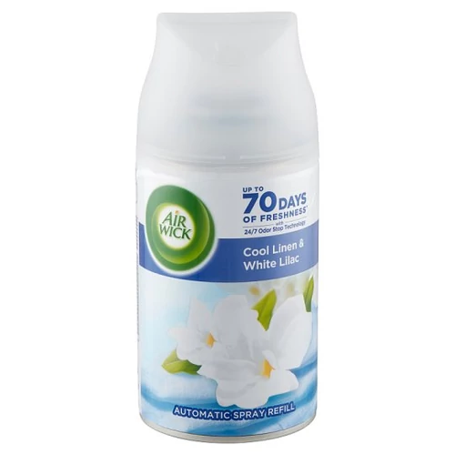 Air Wick Freshmatic automata légfrissítő spray utántöltő, Cool Linen & White Lilac, 250ml