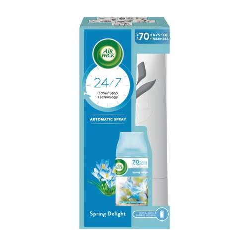 Air Wick Freshmatic készülék + 1 db utántöltő spring delight, 250ml