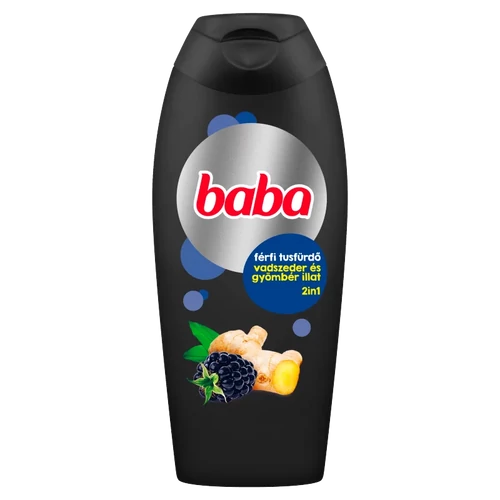 Baba férfi tusfürdő Vadszeder és Gyömbér, 400ml