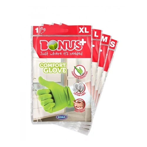 Bonus gumikesztyű komfort, L