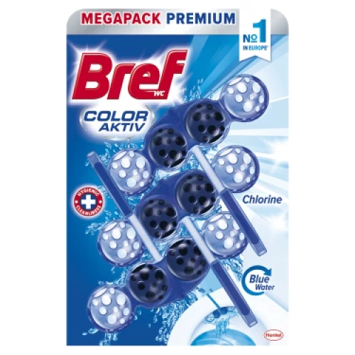 Bref Color Aktiv Chlorine WC illatosító (3x50g), 150g