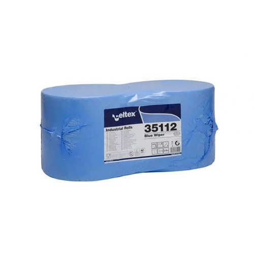 Celtex Blue Wiper ipari törlő, kék, cellulóz, 2 réteg, 970lap, 291m, 2 tekercs/zsugor