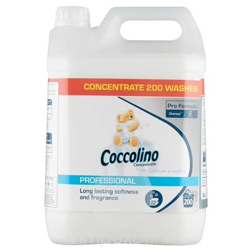 Coccolino öblítő koncentrátum Sensitive, 200 mosáshoz, 5000ml
