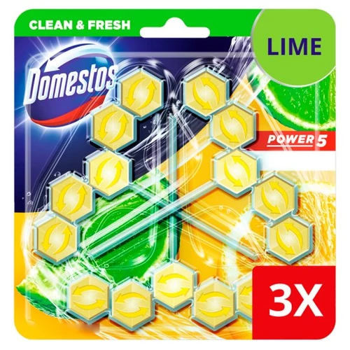 Domestos Aroma L. WC-rúd 3x55g Lime
