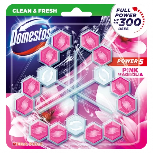 Domestos Aroma L. WC-rúd 3x55g Pink Magnolia