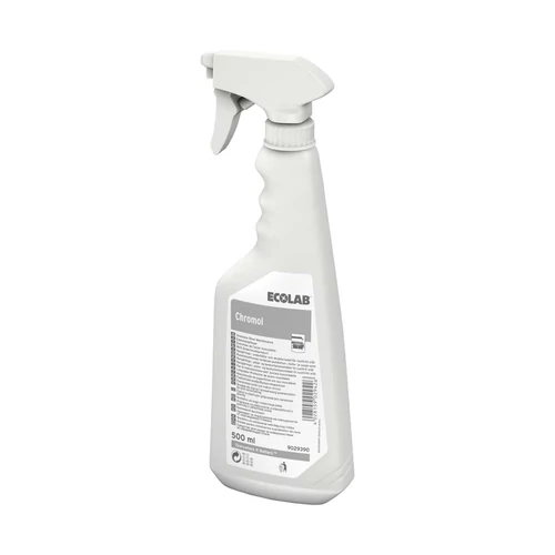 Ecolab Chromol, konyhai ápolószer, inox, 500ml