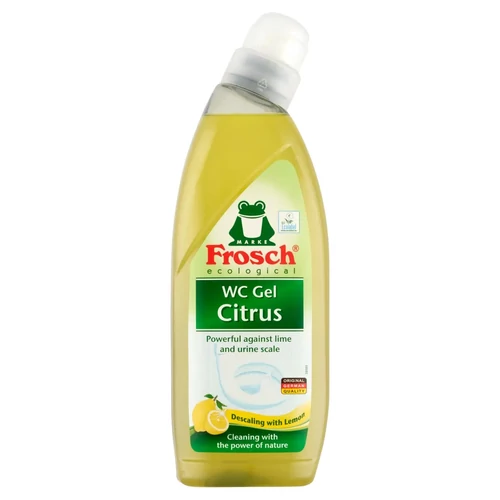 Frosch WC tisztító gél Citrom, 750ml
