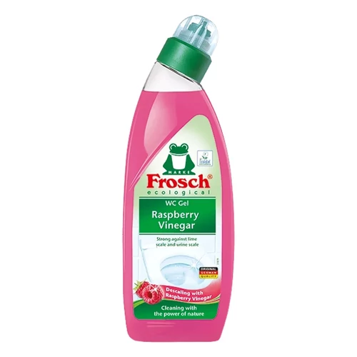 Frosch WC tisztító gél Málnaecettel, 750ml