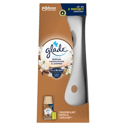 Glade elektromos készülék + utántöltő Bali Szantálfa, 269ml