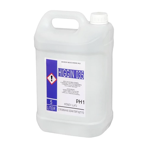 Higgin 035 illatosított szanitertisztító, 5L