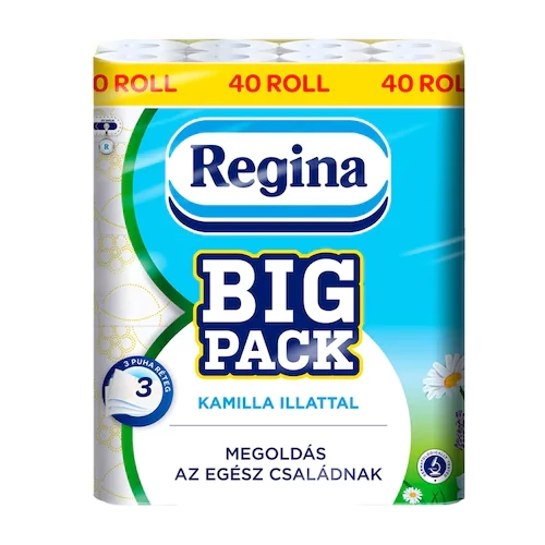 Regina toalettpapír Big Pack 3 rétegű, 40 tekercs