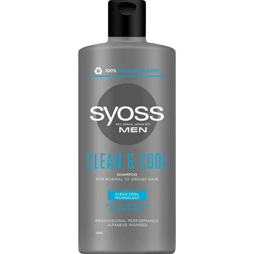 SYOSS sampon Men Clean&Cool, 440ml