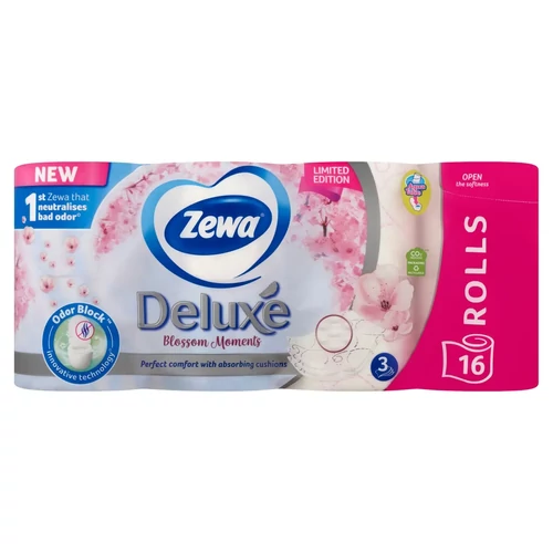Zewa Deluxe Blossom Moments limited edition toalettpapír 3 rétegű, 16 tekercses