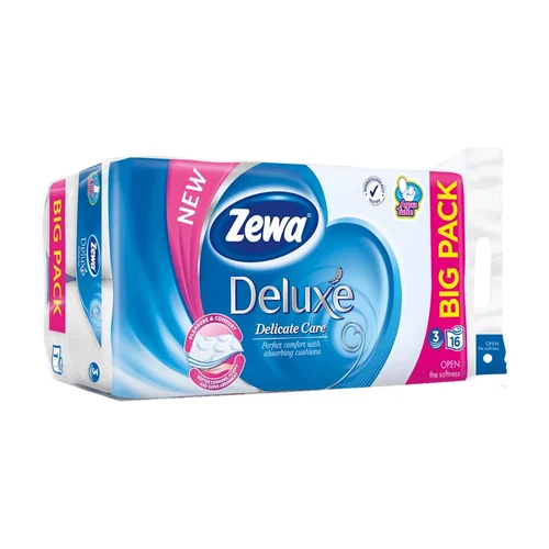 Zewa Deluxe toalettpapír 3 rétegű , 16 tekercses
