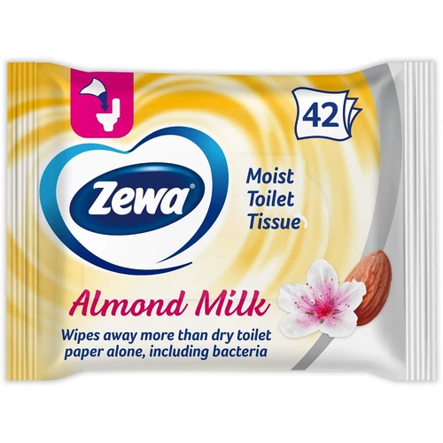 Zewa nedves toalettpapír Almond milk, 42 db