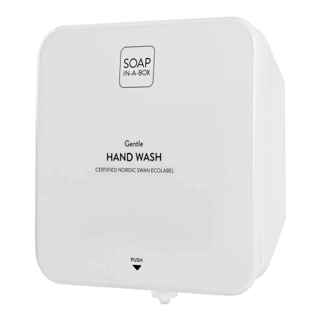 Soap-In-A-Box fényes fehér szappan adagoló