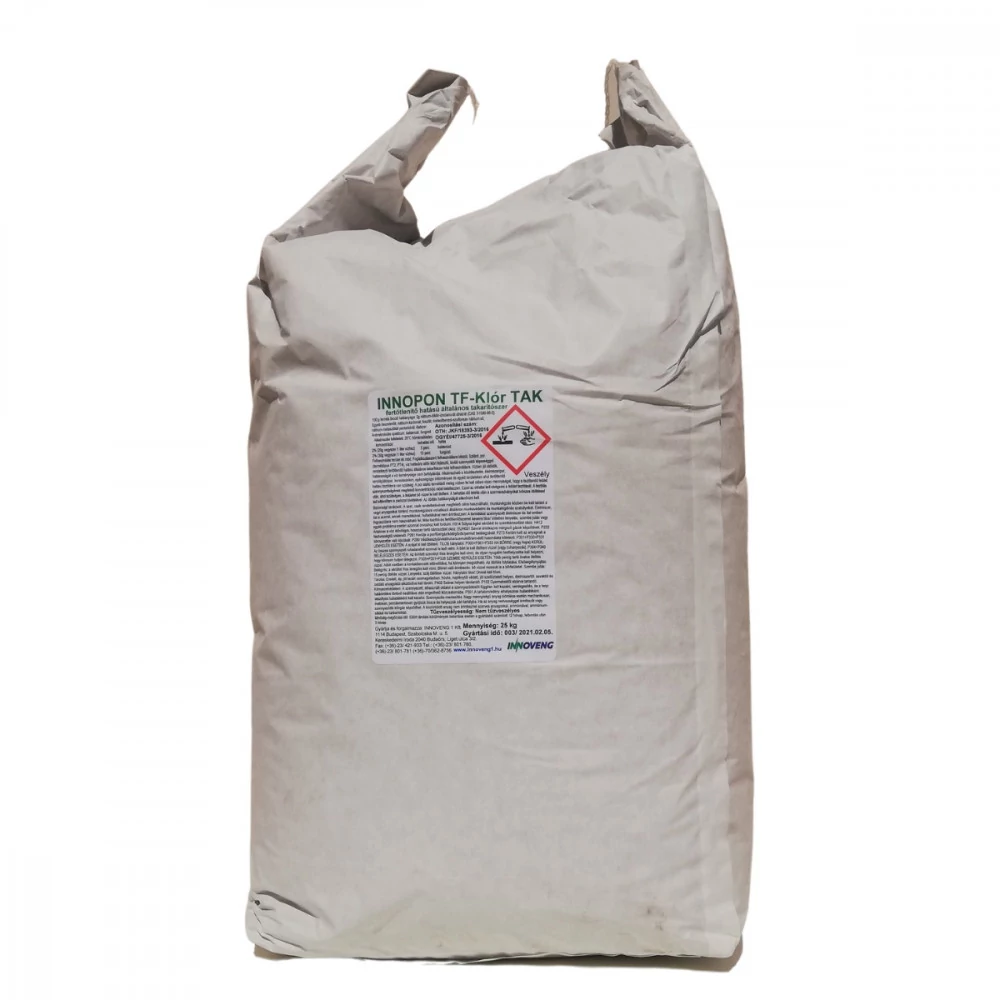 Innopon TF KLÓR-TAK fertőtlenítő hatású általános takarítószer 20 kg