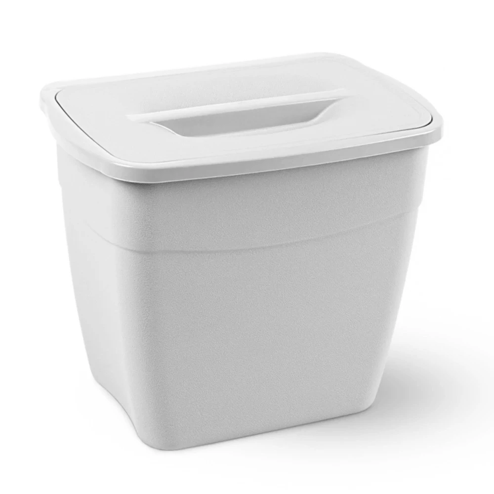 Planet Koala szemetes, fedővel 6L (Hanging Bucket) fehér