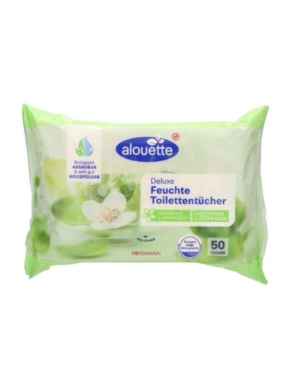 Alouette Wellness nedves toalettpapír, 50 db
