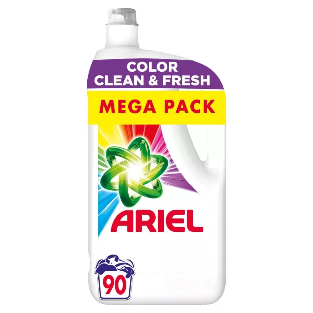 Ariel Color Clean & Fresh folyékony mosószer, 90 mosáshoz, 4500ml