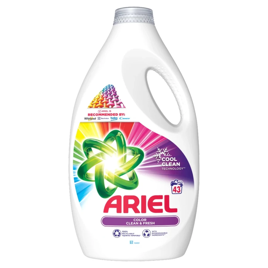 Ariel Color & Style folyékony mosószer, 43 mosás, 2150ml