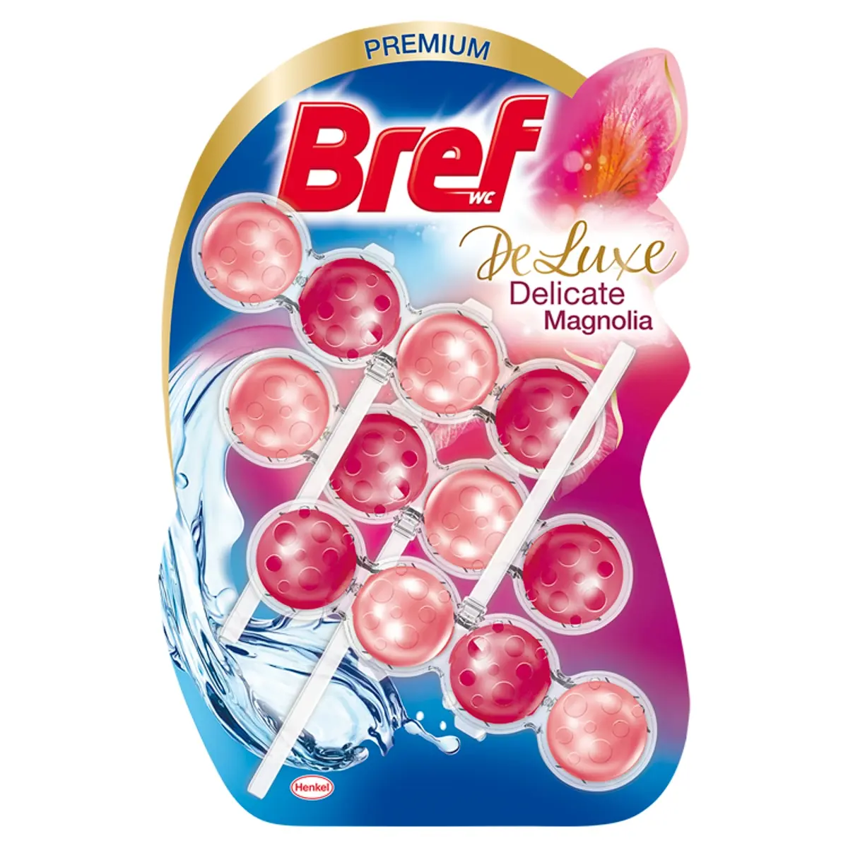 Bref Deluxe Magnolia WC illatosító (3x50g), 150g
