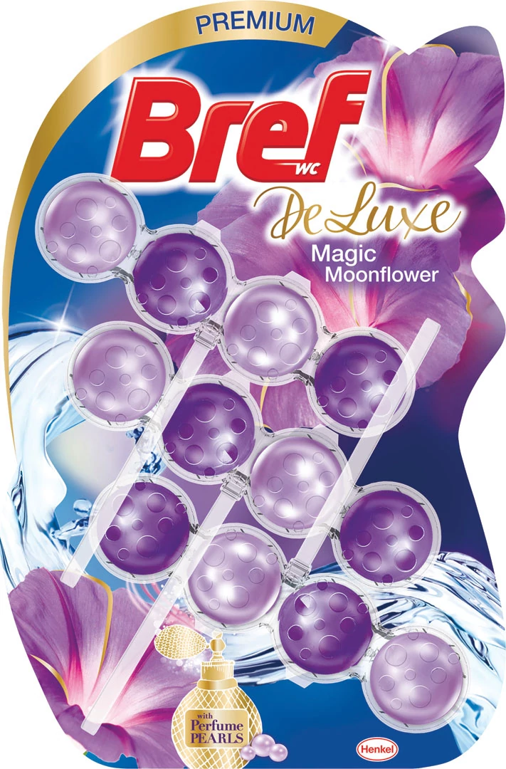 Bref Deluxe Moon Flower WC illatosító (3x50g), 150g