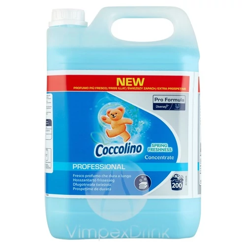 Coccolino öblítő koncentrátum Blue, 200 mosáshoz, 5000ml