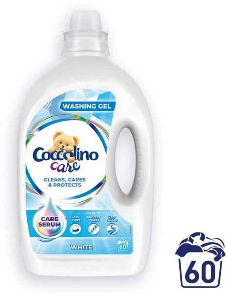 Coccolino Care mosógél White, 60 mosáshoz, 2400ml