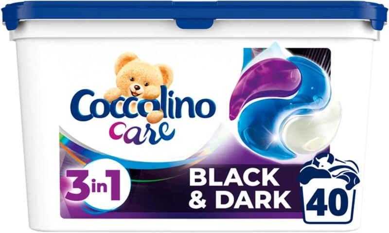 Coccolino Care mosókapszula Black, 40db