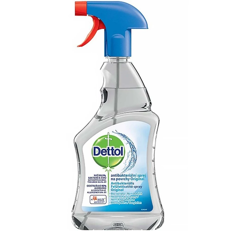Dettol Antibakteriális felülettisztító spray, 500ml