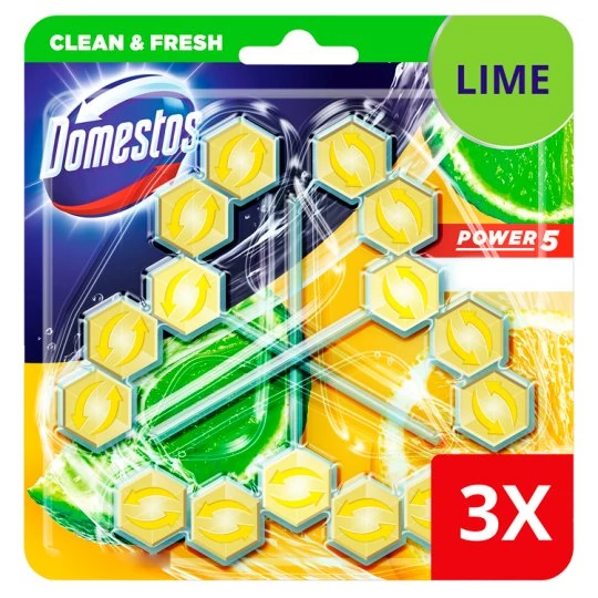 Domestos Aroma L. WC-rúd 3x55g Lime