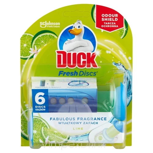 Duck Fresh Discs Lime WC illatosító korong, 36ml