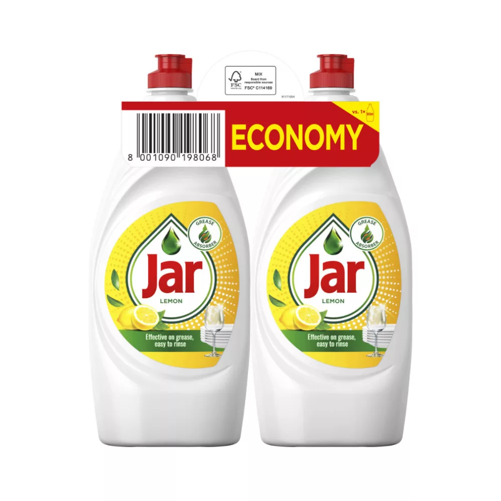 Jar mosogatószer citrom 2x900ml