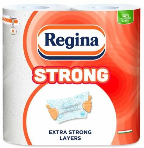 Regina Strong konyhai kéztörlő 3 rétegű, 2 tekercses (70lap/tekercs)