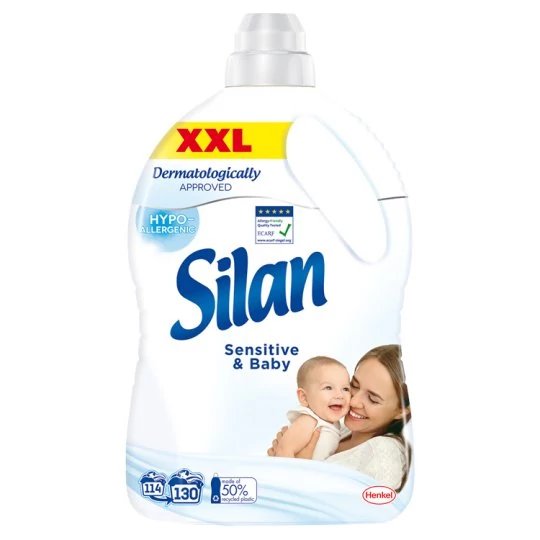 Silan öblítő Sensitive, 130mosáshoz, 2860ml