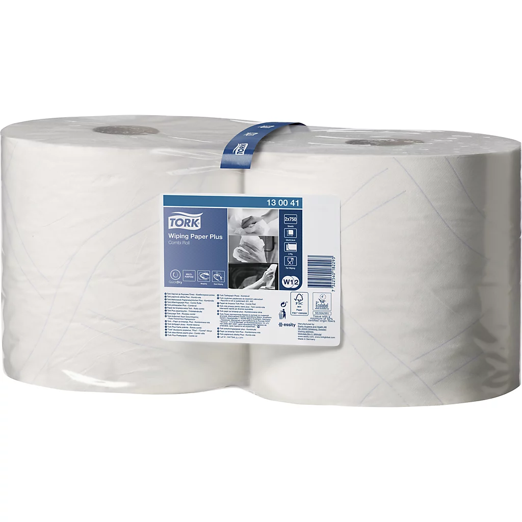 Tork ipari törlőpapír, fehér 2db/karton, 130041