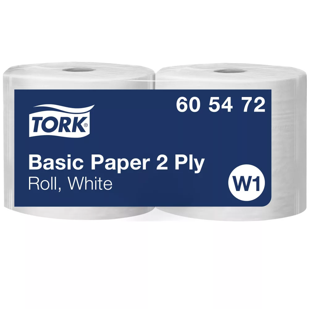 Tork ipari törlőpapír, fehér, 2 rétegű, 2db/karton, 605472